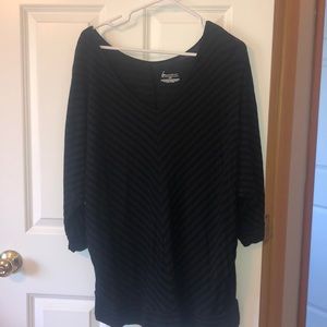 Lane Bryant Dolman Sleeve Striped Top